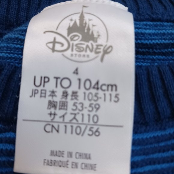 🛍️❤️ Disney Kids Mickey Mouse Ribbed Sweater Size 4🛍️❤️ - Picture 8 of 11
